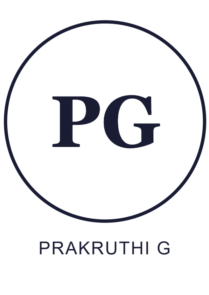 pg monogram logo with full name